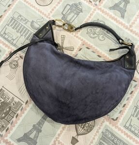 Elegant Black and Purple Women's Bag